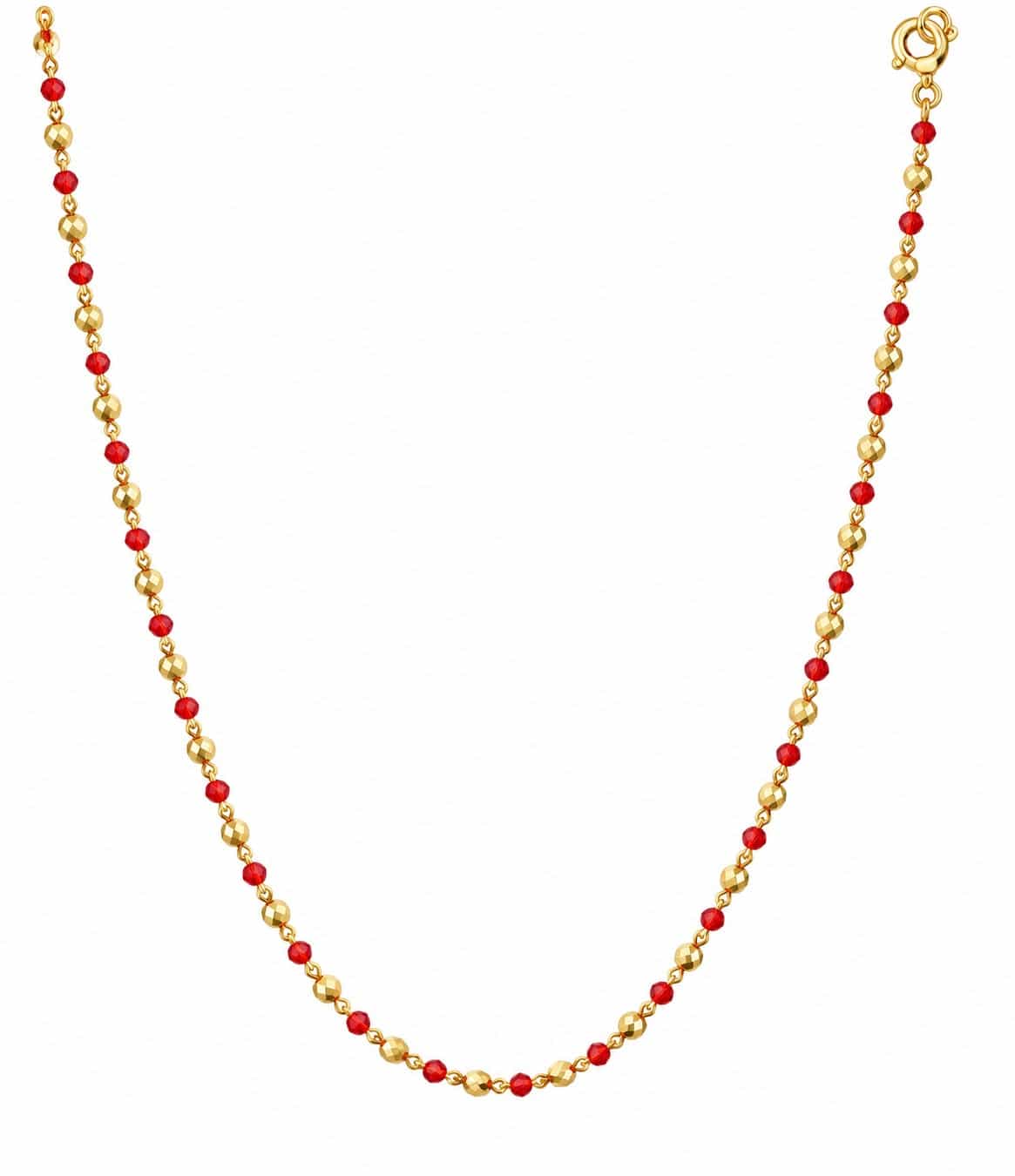 Red beaded chain